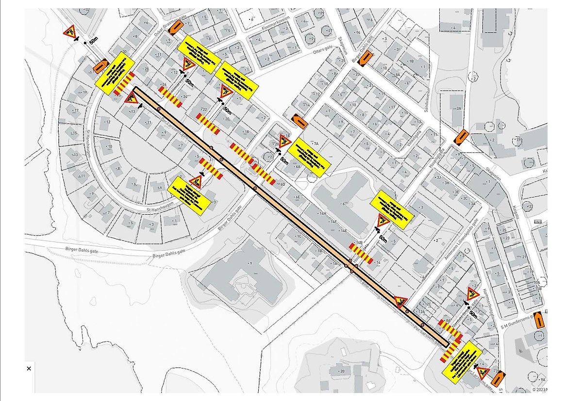 Skiltplan - Per Larssens gate